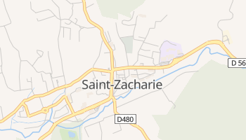 Carte en ligne de Saint-Zacharie
