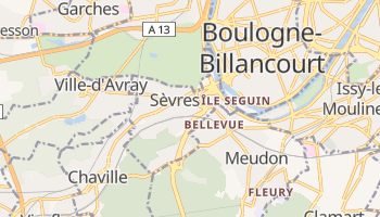 Carte en ligne de Sèvres