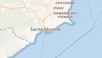 Carte en ligne de Sainte-Maxime