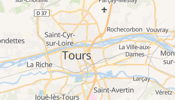 Carte en ligne de Tours