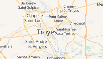 Carte en ligne de Troyes