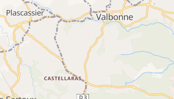 Carte en ligne de Valbonne