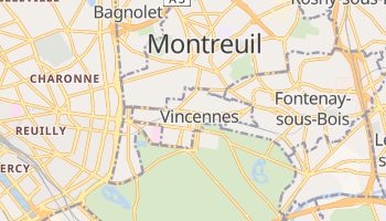 Carte en ligne de Vincennes
