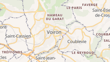 Carte en ligne de Voiron