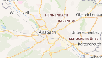 Carte en ligne de Ansbach