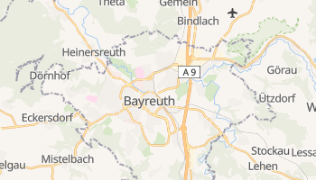 Carte en ligne de Bayreuth