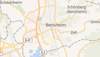 Carte en ligne de Bensheim