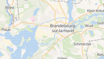 Carte en ligne de Brandebourg