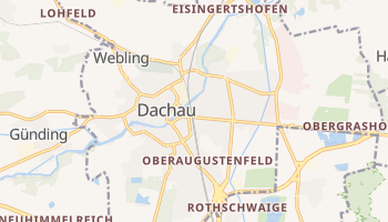 Carte en ligne de Dachau