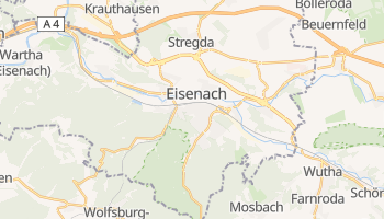 Carte en ligne de Eisenach