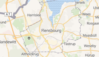 Carte en ligne de Flensbourg