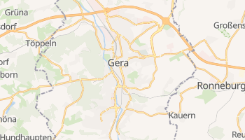 Carte en ligne de Gera