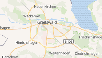 Carte en ligne de Greifswald