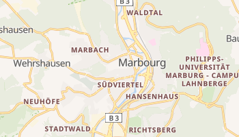 Carte en ligne de Marbourg