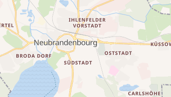 Carte en ligne de Neubrandenbourg