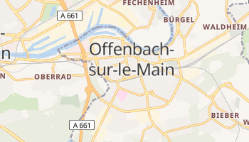 Carte en ligne de Offenbach
