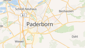Carte en ligne de Paderborn