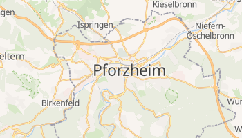 Carte en ligne de Pforzheim