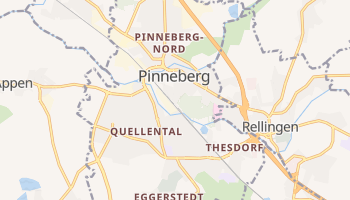 Carte en ligne de Pinneberg
