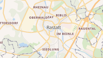 Carte en ligne de Rastatt