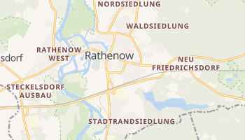 Carte en ligne de Rathenow
