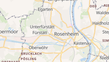Carte en ligne de Rosenheim