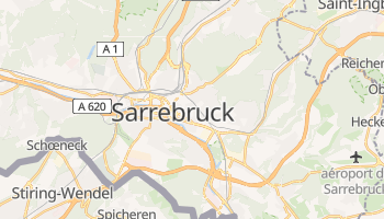 Carte en ligne de Sarrebruck
