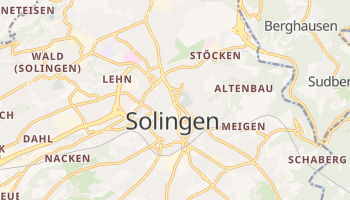 Carte en ligne de Solingen