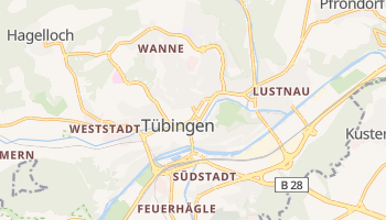 Carte en ligne de Tübingen