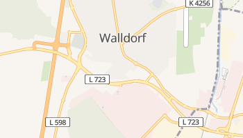 Carte en ligne de Walldorf