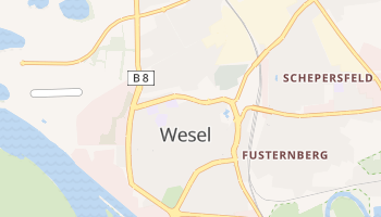 Carte en ligne de Wesel
