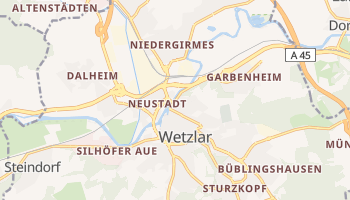 Carte en ligne de Wetzlar