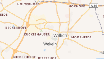 Carte en ligne de Willich