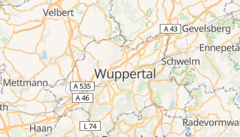 Carte en ligne de Wuppertal