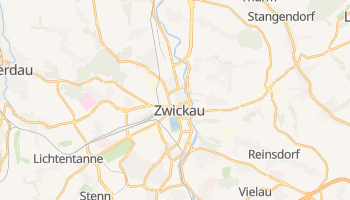Carte en ligne de Zwickau