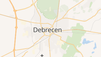 Carte en ligne de Debrecen