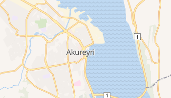 Carte en ligne de Akureyri