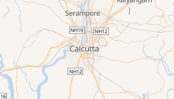 Carte en ligne de Calcutta