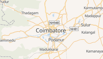Carte en ligne de Coimbatore