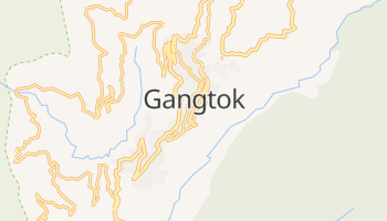 Carte en ligne de Gangtok