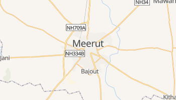 Carte en ligne de Meerut