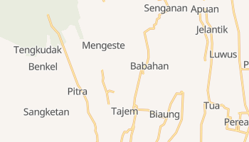 Carte en ligne de Bali