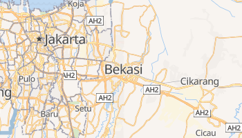 Carte en ligne de Bekasi