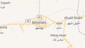 Carte en ligne de Behshahr