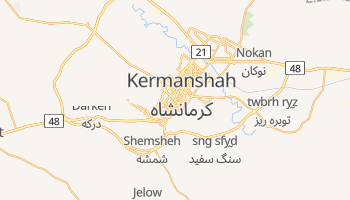 Carte en ligne de Kermanshah