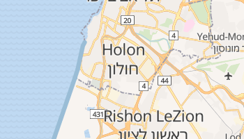 Carte en ligne de Holon