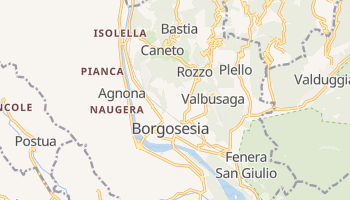 Carte en ligne de Borgosesia