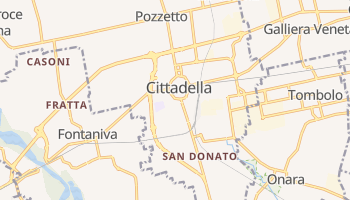 Carte en ligne de Cittadella