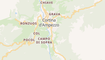 Carte en ligne de Cortina d'Ampezzo