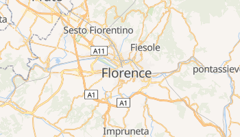 Carte en ligne de Florence